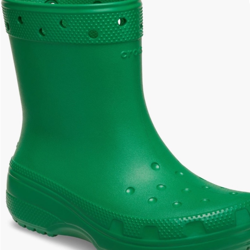 CROCS Women's Green Rain Boots